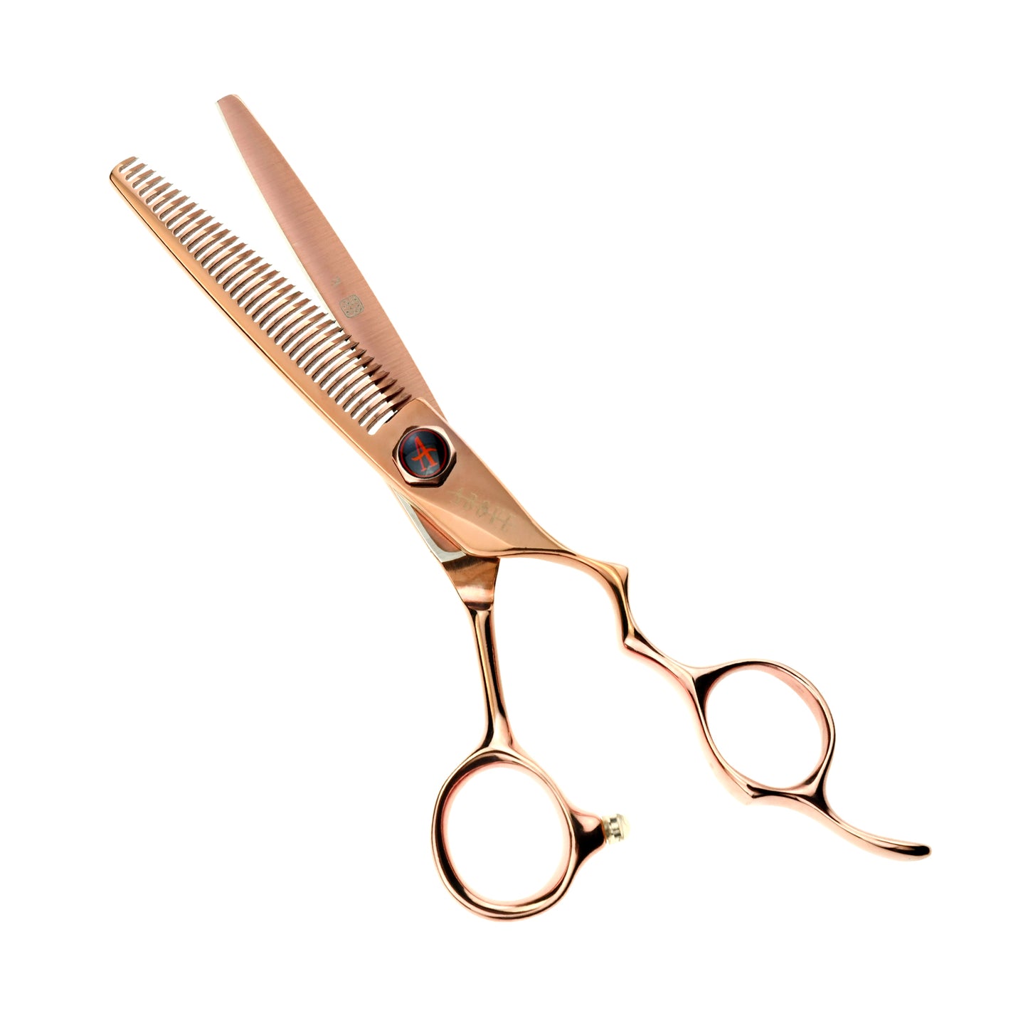 Above Ergo 35T Rose Gold No-Line Blending Hair Cutting Shears SIZES: 6.0